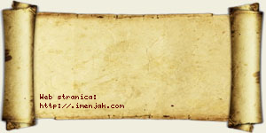 Omilj Jakupi vizit kartica